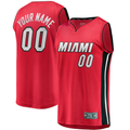 My Store Custom M.Heat  Red Fast Break Jerseys - Statement Edition