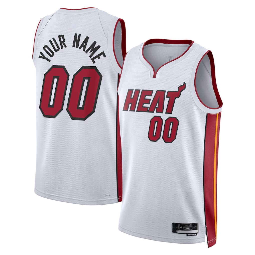 My Store Custom M.Heat Heat White Swingman Jerseys - Association Edition