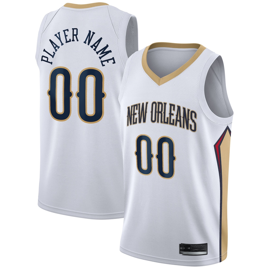My Store Custom NO.Pelicans White 202021 Swingman Stitched Jerseys- Association Edition