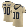 My Store Custom NO.Saints Gold Alternate Vapor F.U.S.E. Elite Stitched Jerseys