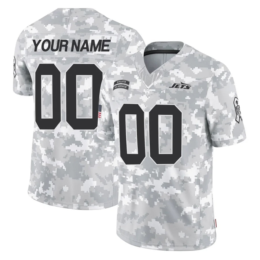 My Store Custom NY.Jets Arctic Camo Salute to Service Limited Game Any Name & Numbers Stitched Jerseys