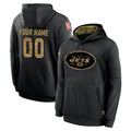 My Store Custom NY.Jets Black Salute to Service Hoodies Limited Game Any Name & Numbers Stitched Jerseys