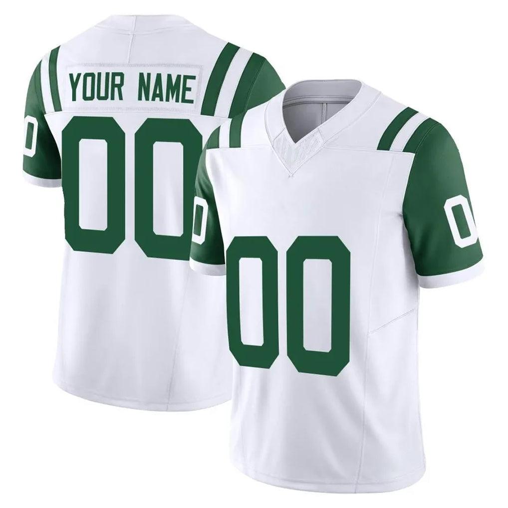My Store Custom NY.Jets White Limited Classic Vapor F.U.S.E. Home Game Any Name & Numbers Stitched Jerseys