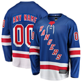 My Store Custom NY.Rangers Blue Home Breakaway Jerseys