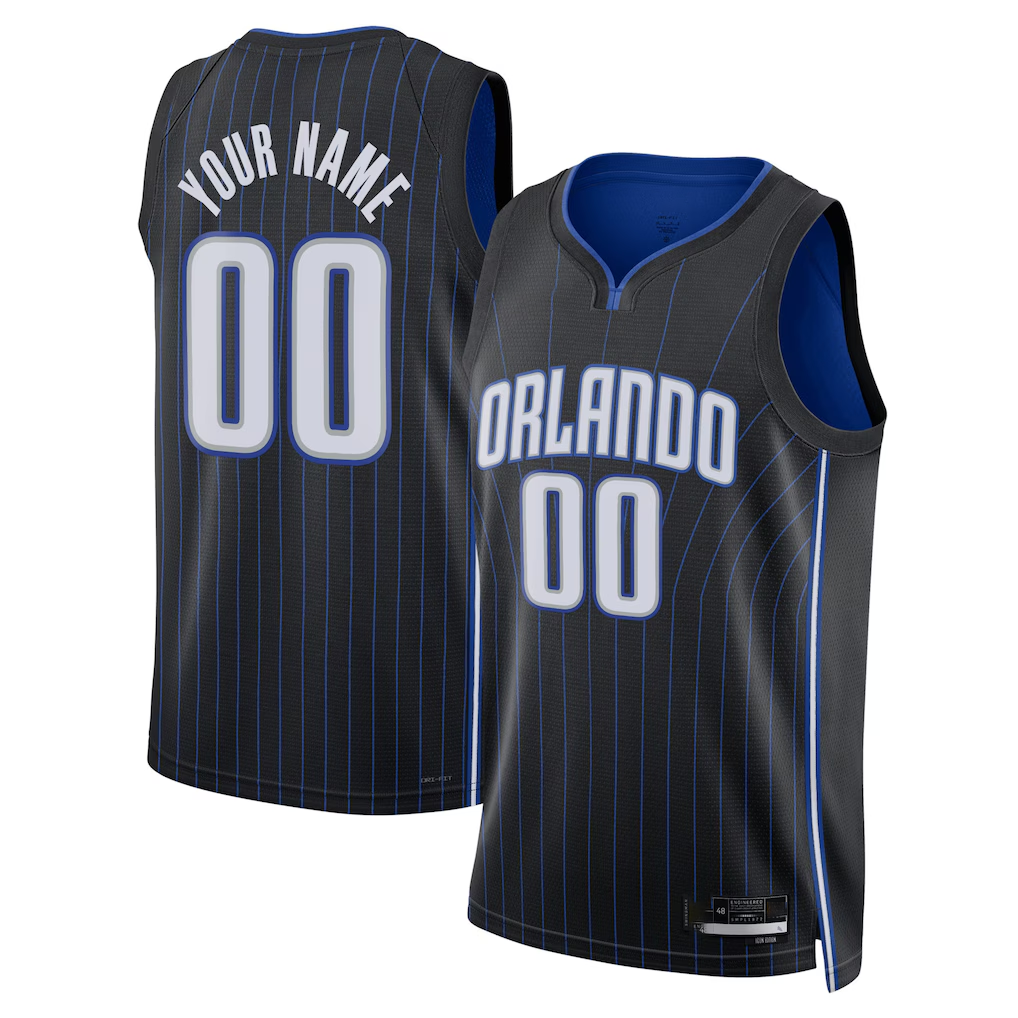 My Store Custom O.Magic Black Swingman Jerseys - Icon Edition