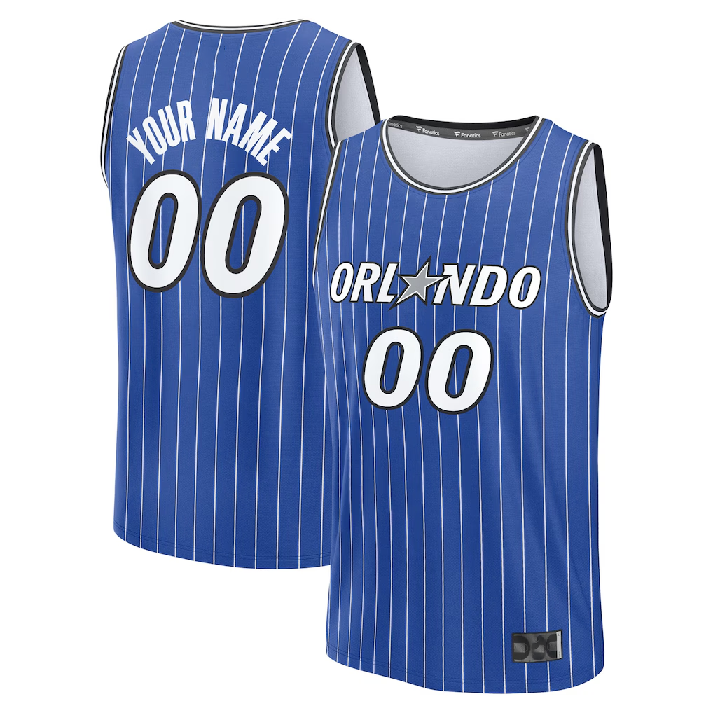 My Store Custom O.Magic Blue Fast Break Replica Jerseys - Icon Edition