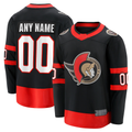 My Store Custom O.Senators Black Home Breakaway Jerseys