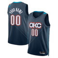 My Store Custom OC.Thunder Blue 202526 City Edition Swingman Stitched Jerseys