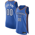 My Store Custom OC.Thunder Blue Authentic Stitched Jerseys - Icon Edition
