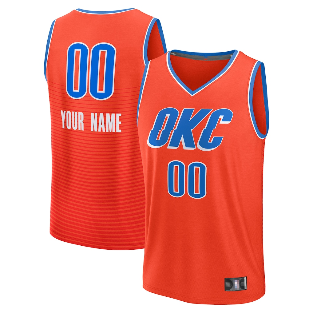 My Store Custom OC.Thunder Orange Swingman Stitched Jerseys - Icon Edition