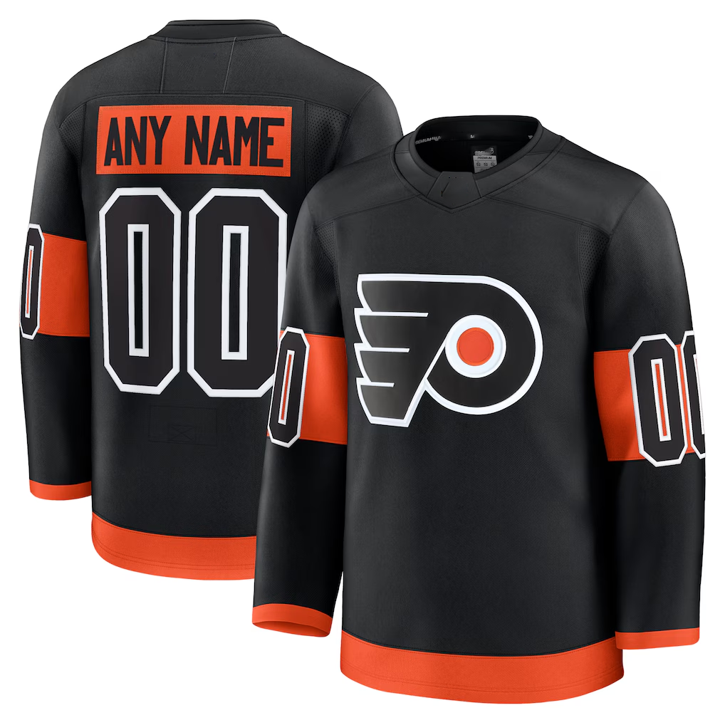 My Store Custom P.Flyers Black Alternate Premium Jerseys