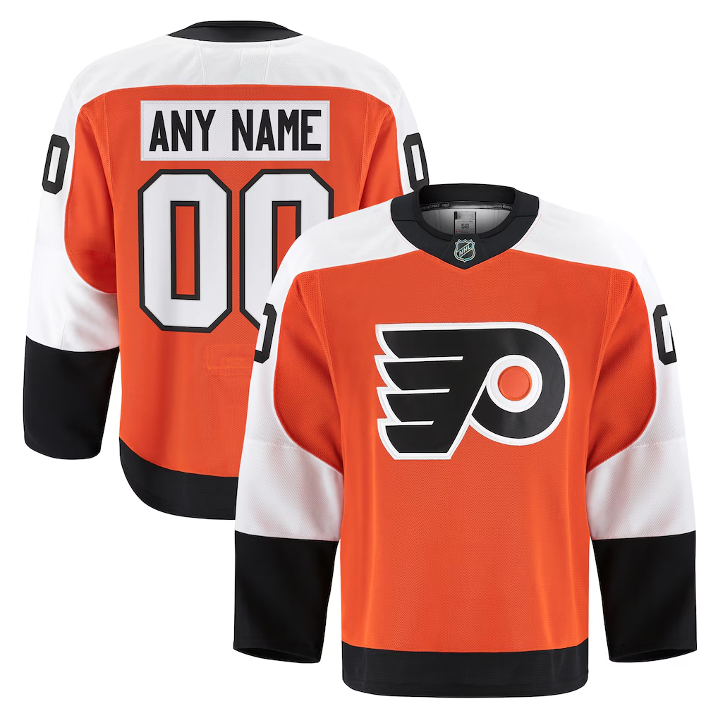 My Store Custom P.Flyers Orange Home Authentic Pro Jerseys