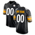 My Store Custom P.Steelers Black Home Game Any Name & Numbers Stitched Jerseys