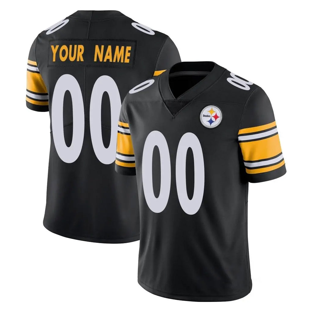 My Store Custom P.Steelers Black Limited Vapor Untouchable Home Game Any Name & Numbers Stitched Jerseys