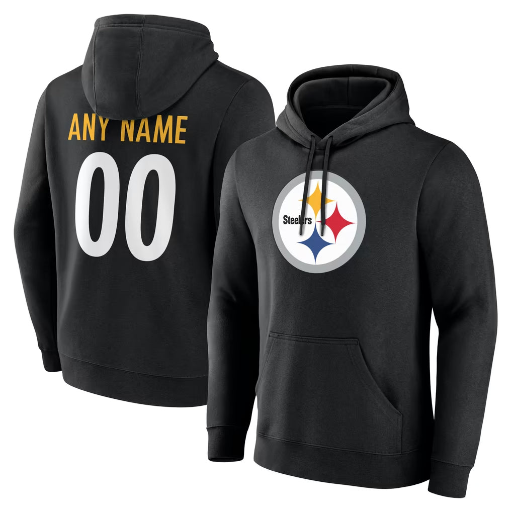 My Store Custom P.Steelers Black Salute to Service Hoodies Limited Game Any Name & Numbers Stitched Jerseys