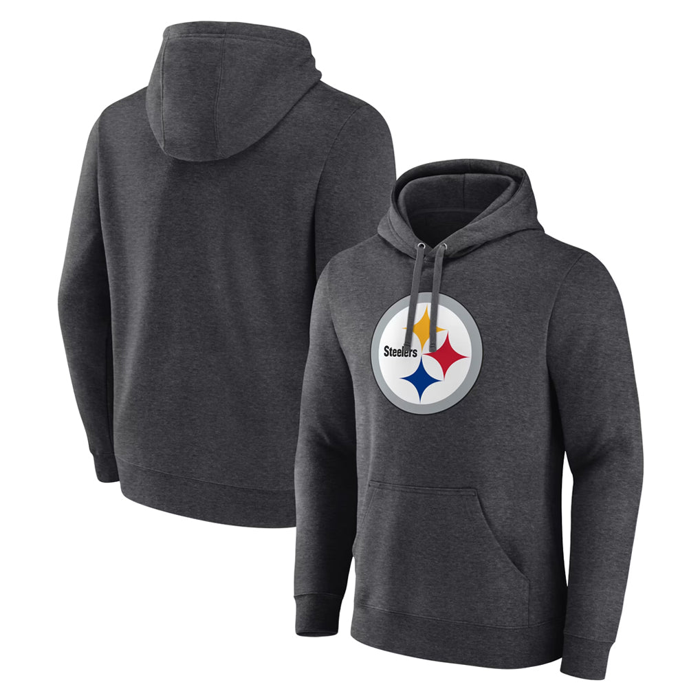 My Store Custom P.Steelers Gray Pullover Hoodies Limited Any Name & Numbers  Stitched Jerseys