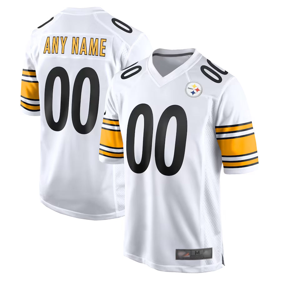My Store Custom P.Steelers White Home Game Stitched Jerseys