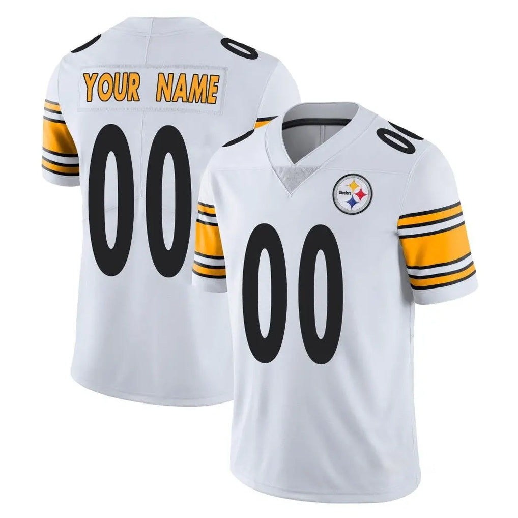 My Store Custom P.Steelers White Limited Vapor Untouchable Home Game Any Name & Numbers Stitched Jerseys