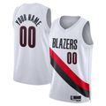 My Store Custom PT.Blazers White Swingman Stitched Jerseys - Association Edition