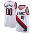 My Store Custom PT.Blazers White Swingman Stitched Jerseys- Association Edition