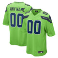 My Store Custom S.Seahawks Neon Green Alternate Game Stitched Jerseys