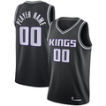 My Store Custom S.kings Black Swingman Stitched Jerseys - Statement Edition