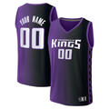 My Store Custom S.kings Purple Fast Break Stitched Jerseys - Statement Edition