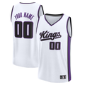 My Store Custom S.kings White Fast Break Stitched Jerseys - Association Edition
