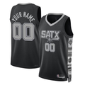 My Store Custom SA.Spurs Black 202223 Swingman Stitched Jerseys - Statement Edition