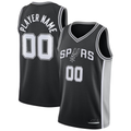 My Store Custom SA.Spurs Black Fast Break Replica Jerseys - Statement Edition