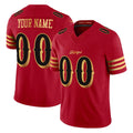 My Store Custom SF.49ers Red Rivalries Vapor Limited Home Game Any Name & Numbers Stitched Jerseys