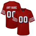 My Store Custom SF.49ers Scarlet Alternate Game Stitched Jerseys