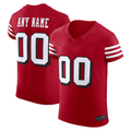 My Store Custom SF.49ers Scarlet Alternate Vapor F.U.S.E. Elite Stitched Jerseys
