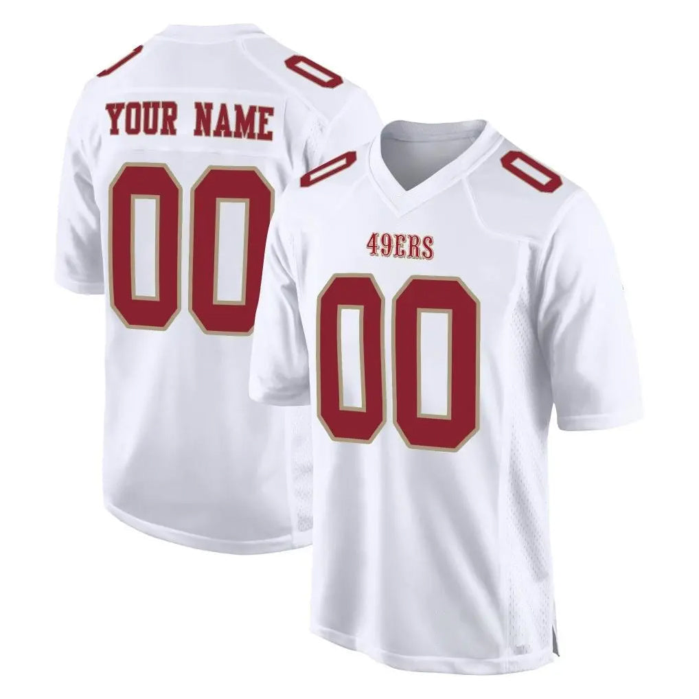 My Store Custom SF.49ers White Fashion Home Game Any Name & Numbers Stitched Jerseys