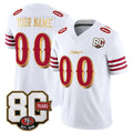 My Store Custom SF.49ers White Limited 80th Rivalries Collection Home Game Any Name & Numbers Stitched Jerseys