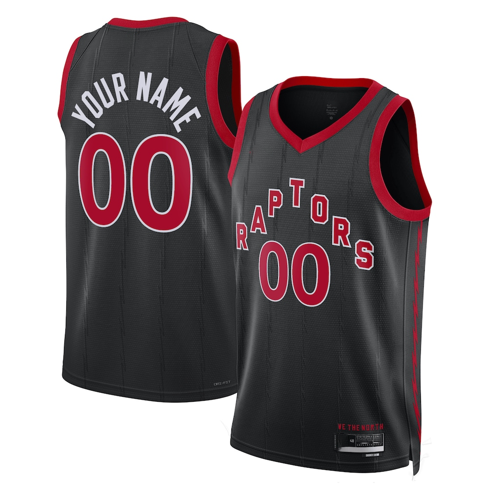 My Store Custom T.Raptors Black 202223 Swingman Jerseys - Statement Edition