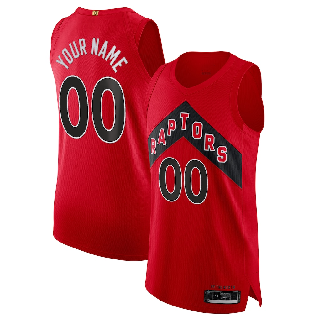 My Store Custom T.Raptors Red 202021 Authentic Jerseys - Icon Edition