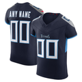 My Store Custom T.Titans Navy Vapor F.U.S.E. Elite Stitched Jerseys