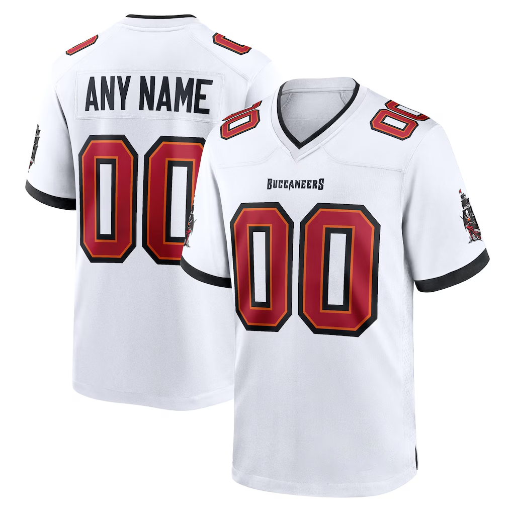 My Store Custom TB.Buccaneers White Team Game Stitched Jerseys