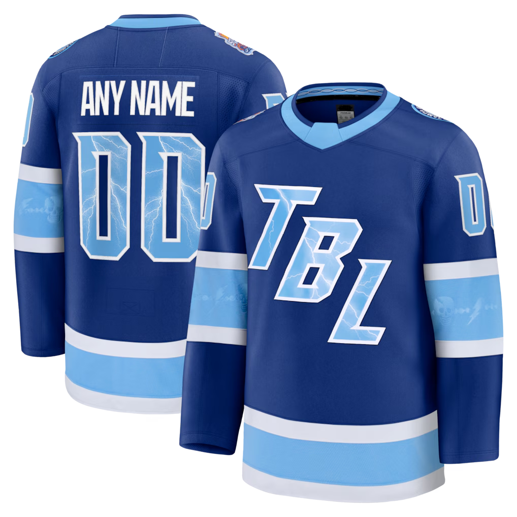 My Store Custom TB.Lightning Blue 2026 Stadium Series Premium Jerseys
