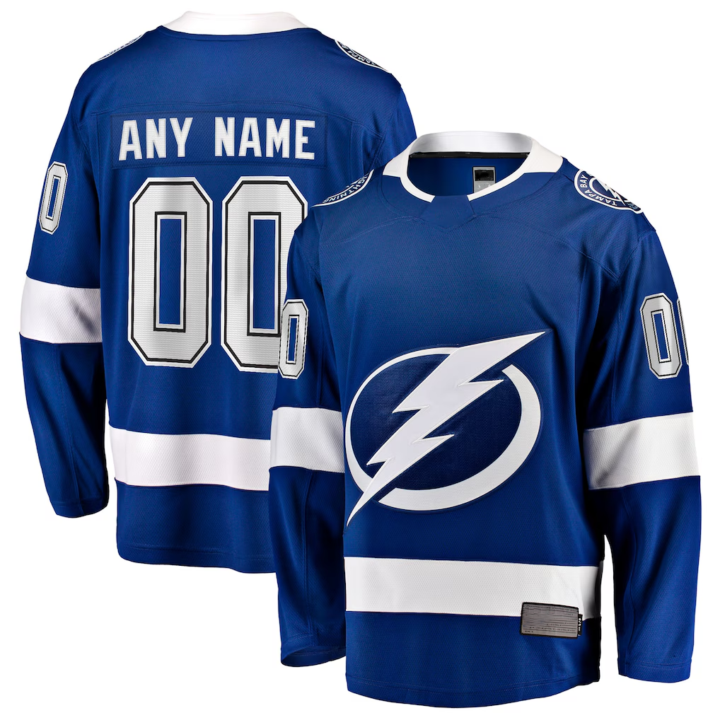 My Store Custom TB.Lightning Blue Home Breakaway Jerseys