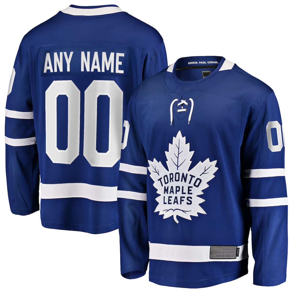 My Store Custom TM.Leafs Blue Home Breakaway Jerseys