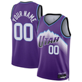 My Store Custom U.Jazz Purple Swingman Stitched Jerseys - Icon Edition