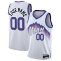 My Store Custom U.Jazz White Swingman Stitched Jerseys - Association Edition