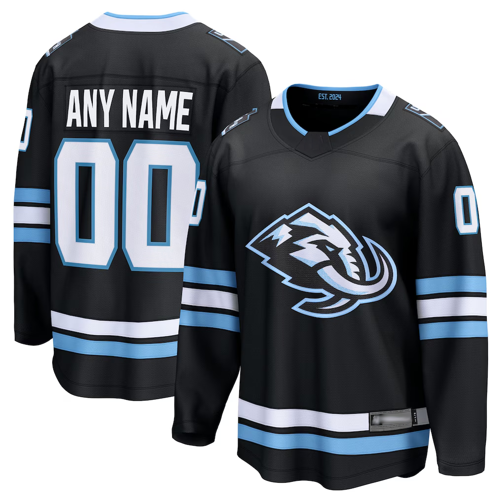 My Store Custom U.Mammoth Black Home Breakaway Jerseys