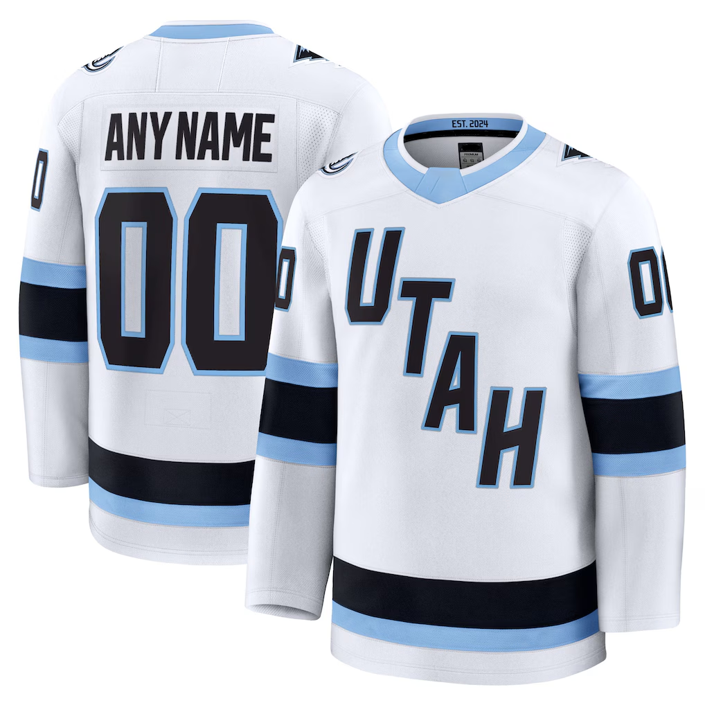 My Store Custom U.Mammoth White Away Premium Jerseys