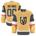 My Store Custom VG.Knights Gold Home Authentic Pro Jerseys