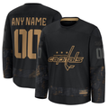 My Store Custom W.Capitals Black 2024 Military Appreciation Practice Jerseys