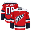 My Store Custom W.Capitals Red Alternate Authentic Pro Jerseys