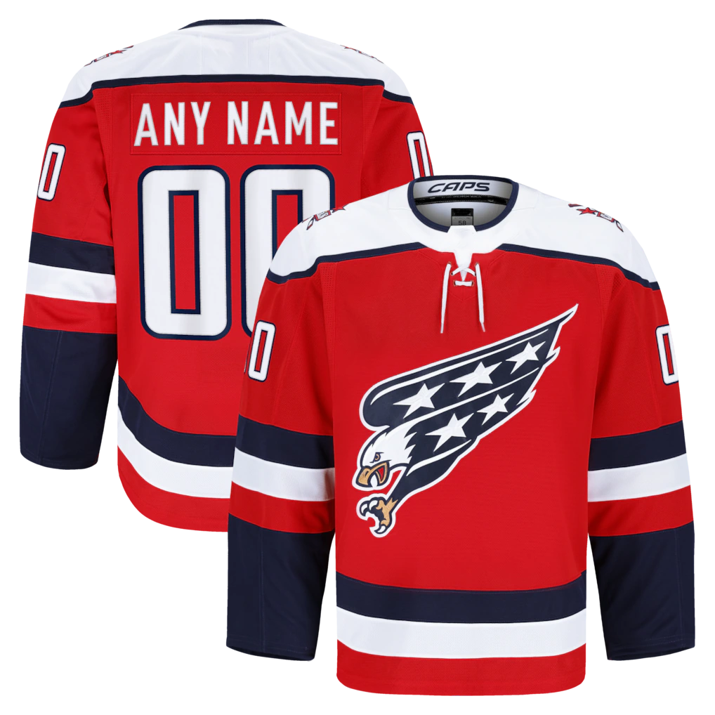 My Store Custom W.Capitals Red Alternate Authentic Pro Jerseys